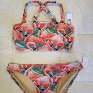 NWT Old Navy Flamingo Bikini Medium Sold Out